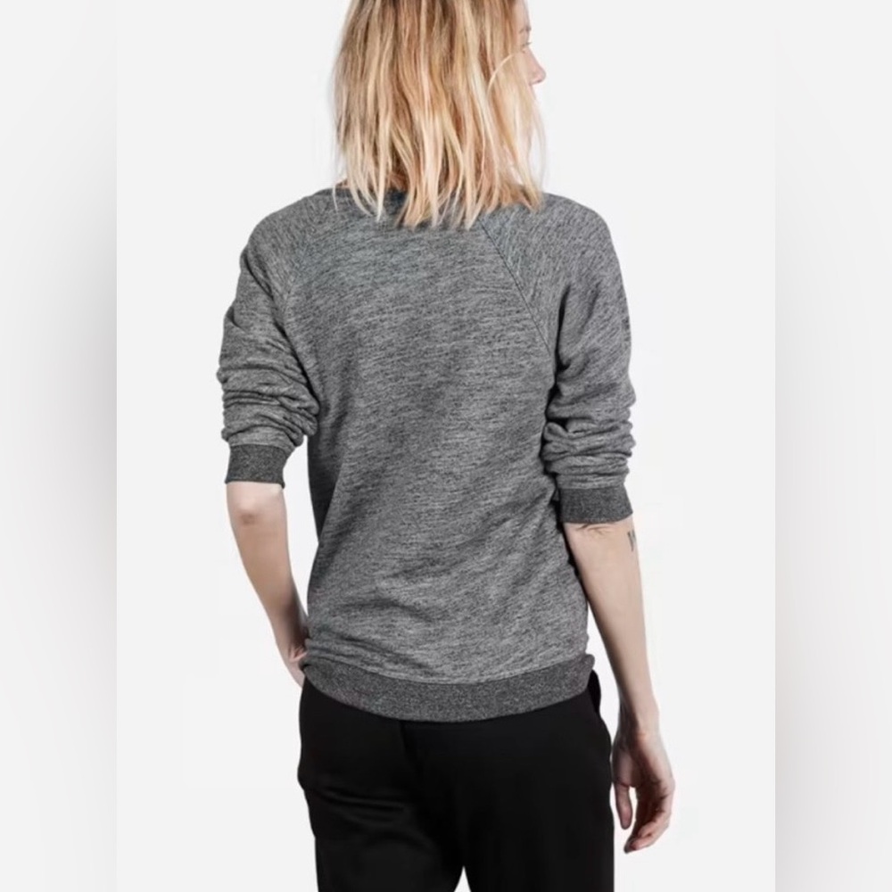 Evereve | The Crew Sweatshirt | Marled Grey | Small |‎ Like New!! - Picture 3 of 6